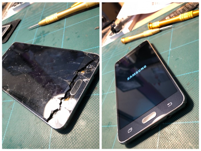 Riparazione Smartphone Prima e dopo